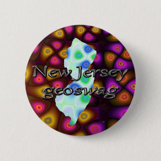 New-Jersey Geoswag Swags Geocaching Button
