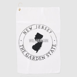 New Jersey Golf Towel Staat Personalisiert Golfhandtuch