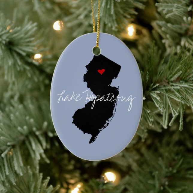New Jersey Heimat Keramikornament (Baum)