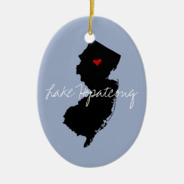 New Jersey Heimat Keramikornament
