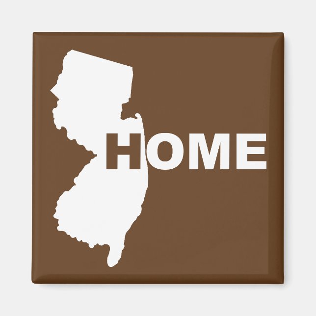 New Jersey Home Away From State Fridge Magnet (Vorne)