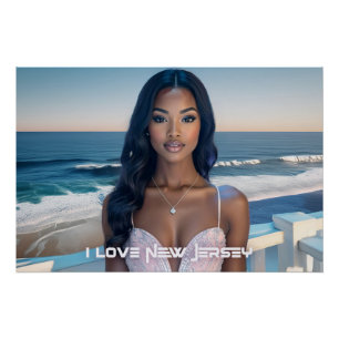 NEW JERSEY - ICH LIEBE NEW JERSEY POSTER