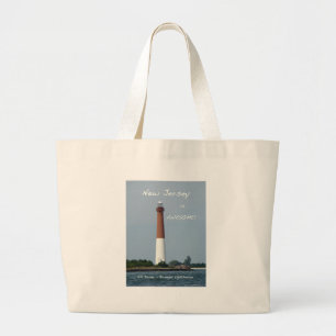 New Jersey ist großartig - Barnegat Lighthouse Jumbo Stoffbeutel