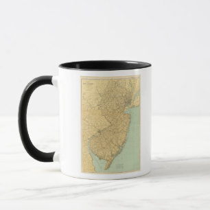 New Jersey Karte Tasse