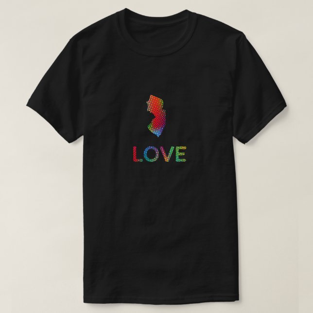 New Jersey Liebe. Wesentlicher T - Shirt (Design vorne)