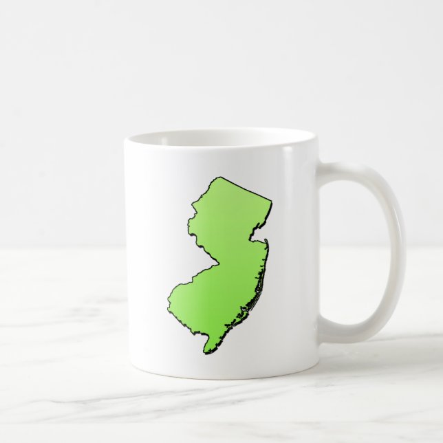 New Jersey Light Green Kontur Kaffeetasse (Rechts)