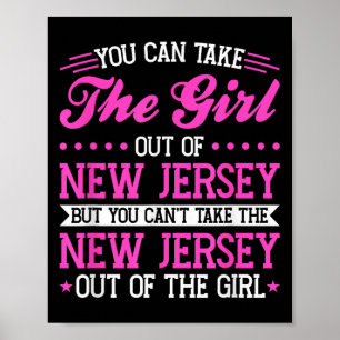 New Jersey Mädchen kann die New Jersey nicht aussc Poster