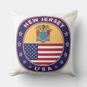 New Jersey, New Jersey-Aufkleber, Handy-Gehäuse, T Kissen