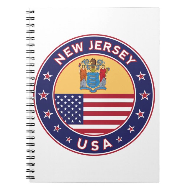 New Jersey Notizblock (Vorderseite)