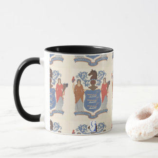 New Jersey Original 1776 Staat Siegel Tasse