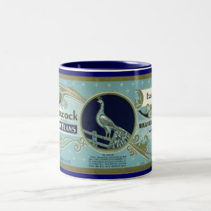 New Jersey Peacock-Tasse Zweifarbige Tasse