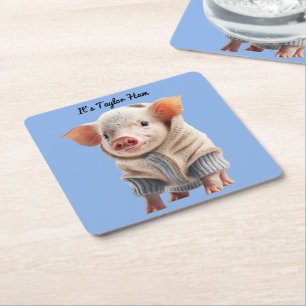 New Jersey Pig Drink Untersetzer