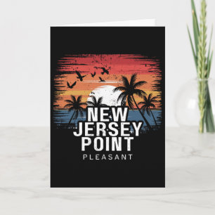 New Jersey Point Pleasant Surfen Surfer  Karte