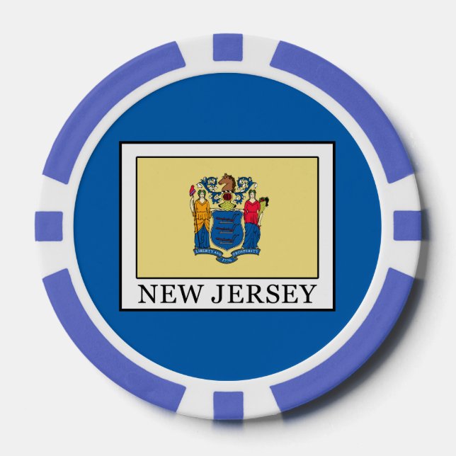 New Jersey Pokerchips (Vorderseite)