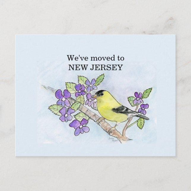 New Jersey Postkarte (Vorderseite)