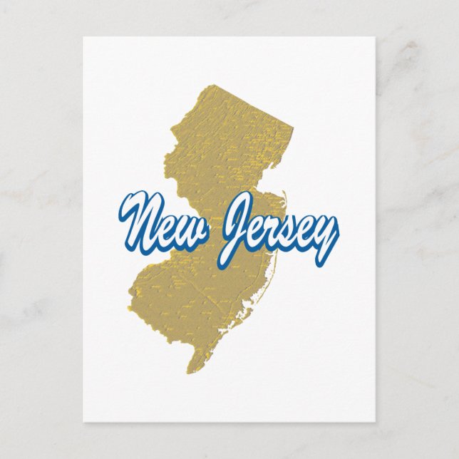 New Jersey Postkarte (Vorderseite)