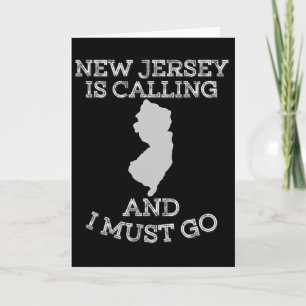 New Jersey ruft und ich muss gehen  Karte