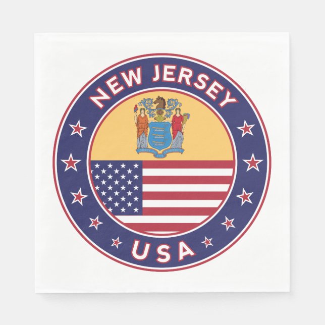 New Jersey Serviette (Vorderseite)