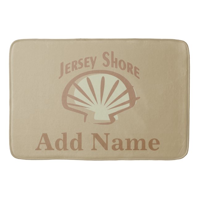 New Jersey Shore, Text hinzufügen Badematte (Vorderseite)