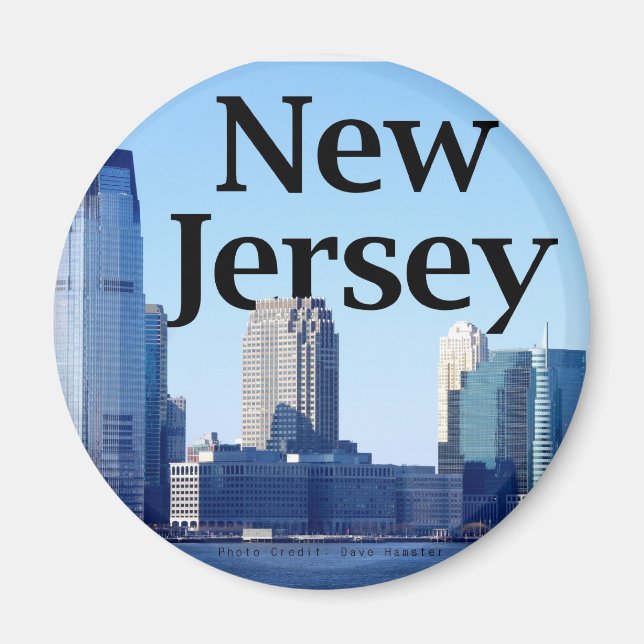 New Jersey Skyline mit New Jersey im Sky Magnet (Vorne)