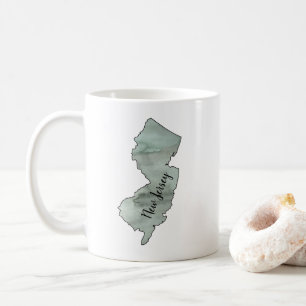 New Jersey Staat Illustration Kaffeetasse