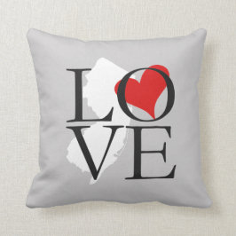New Jersey Staat Liebe Pillow Kissen