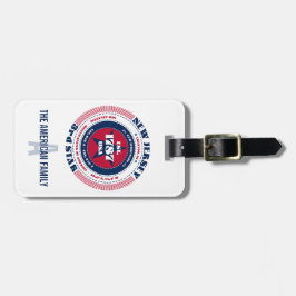 New Jersey Staat Personalisiert Luggage Tag Gepäckanhänger