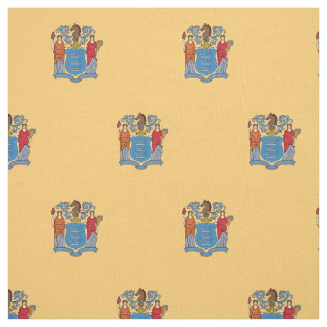 New Jersey State Flag Stoff (Muster)