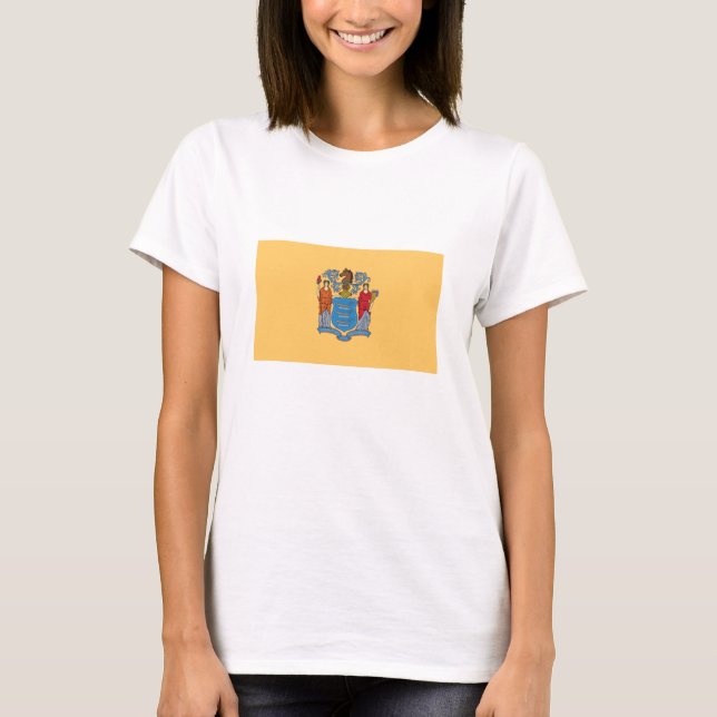 New Jersey State Flag T-Shirt (Vorderseite)