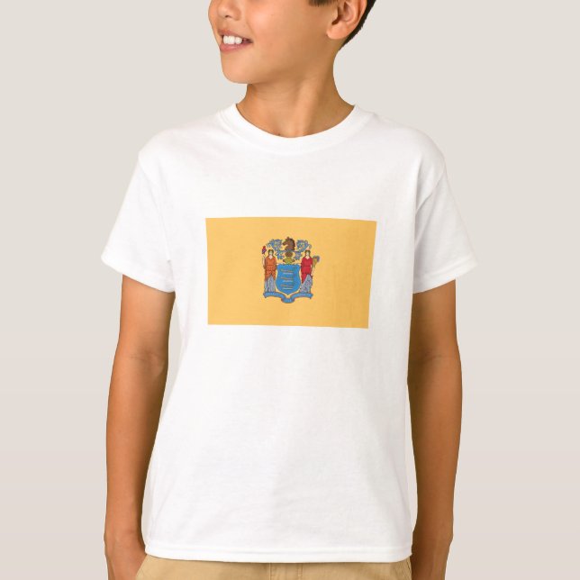 New Jersey State Flag T-Shirt (Vorderseite)