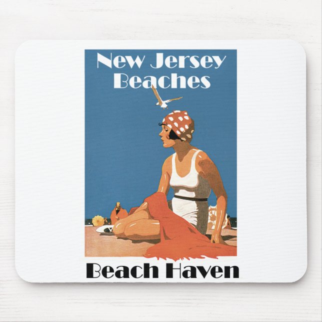 New Jersey Strände ~ Beach Haven Mousepad (Vorne)
