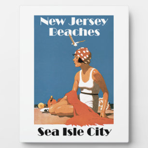 New Jersey Strände ~ Sea Isle City Fotoplatte