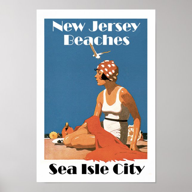 New Jersey Strände ~Sea Isle City Poster (Vorne)