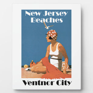 New Jersey Strände ~ Ventnor City Fotoplatte