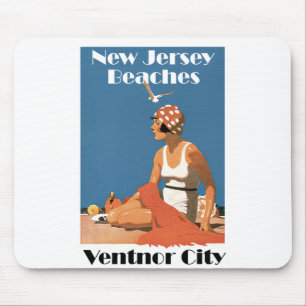 New Jersey Strände ~ Ventnor City Mousepad