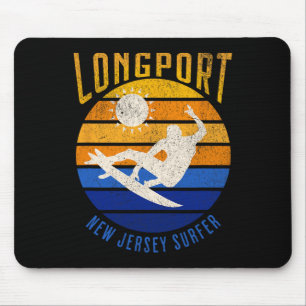 New Jersey Surfer Longport Nj Surfen Strände Beac Mousepad
