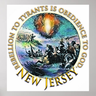 New-Jersey Tee-Party-Plakat Poster