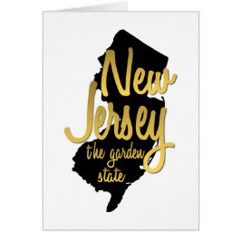 New Jersey The Garden Staat Grußkarte