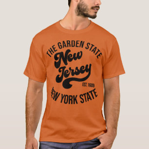 New Jersey The Garden Staat New York Staat T-Shirt