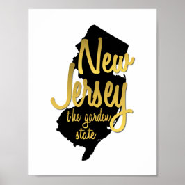 New Jersey The Garden Staat Poster