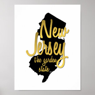 New Jersey The Garden Staat Poster