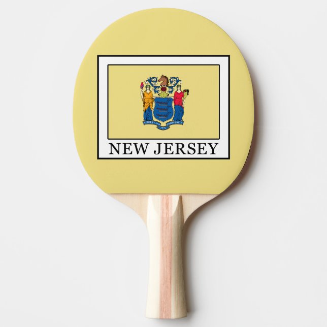 New Jersey Tischtennis Schläger (Vorderseite)