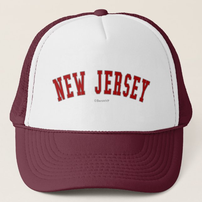 New-Jersey Truckerkappe (Vorderseite)