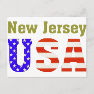 New Jersey USA! Postkarte
