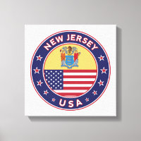 New Jersey, USA Staaten, New Jersey Leinwand, Post