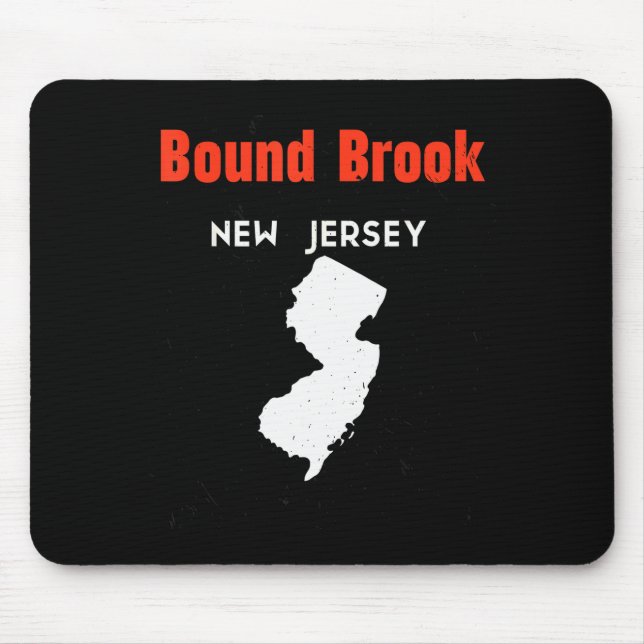 New Jersey Usa State America New Jerseyite Bound B Mousepad (Vorne)
