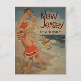 New Jersey Vintage Reiseplakat Postkarte