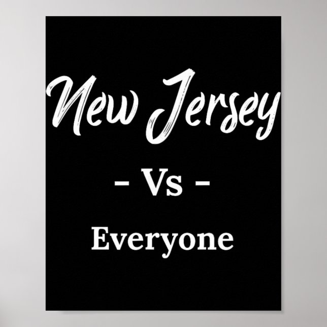 New Jersey Vs Everyone  Poster (Vorne)