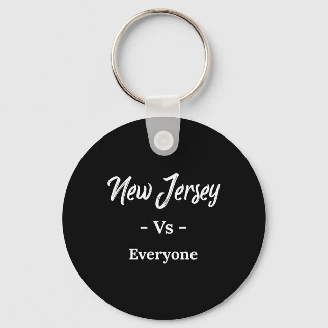New Jersey Vs Everyone  Schlüsselanhänger (Vorderseite)