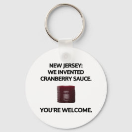 New Jersey: Wir haben Cranberry-Sauce erfunden. Schlüsselanhänger
